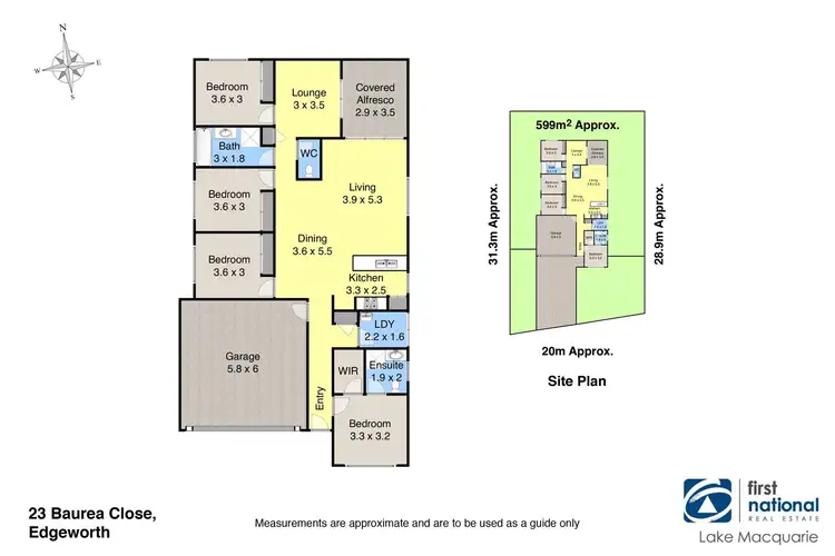 Floorplan of Homely house listing, 23 Baurea Close, Edgeworth NSW 2285