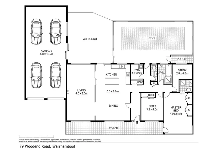 Floorplan of Homely house listing, 79 Woodend Road, Warrnambool VIC 3280