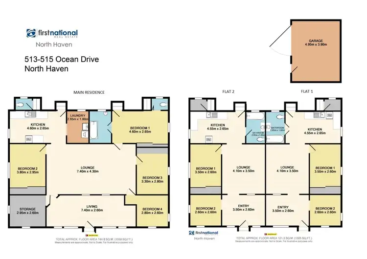 Floorplan of Homely house listing, 513-515 Ocean Drive, North Haven NSW 2443