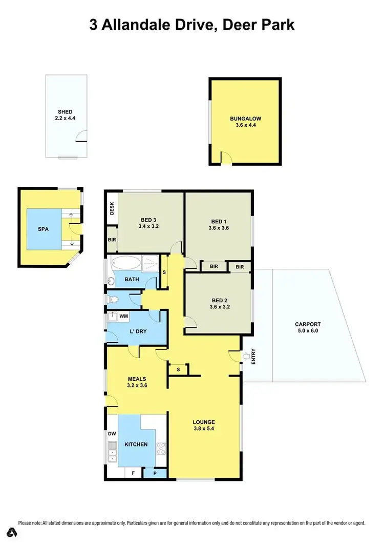 Floorplan of Homely house listing, 3 Allandale Drive, Deer Park VIC 3023