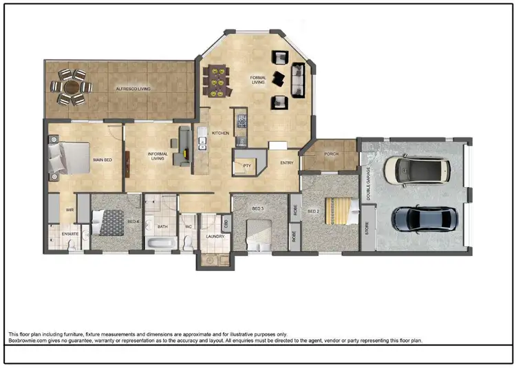 Floorplan of Homely house listing, 1 Atoll Court, Pacific Pines QLD 4211