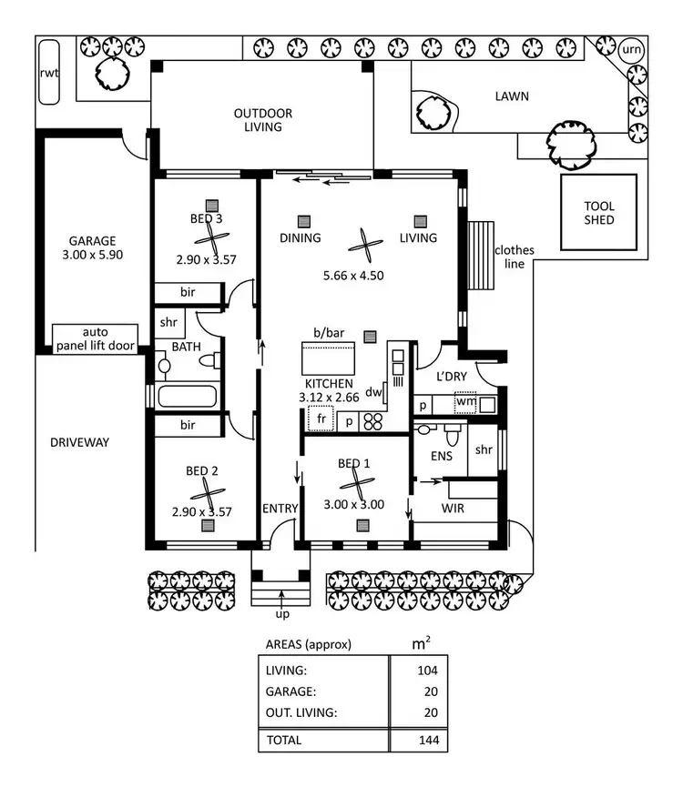 Floorplan of Homely house listing, 19a Portland Avenue, Sturt SA 5047