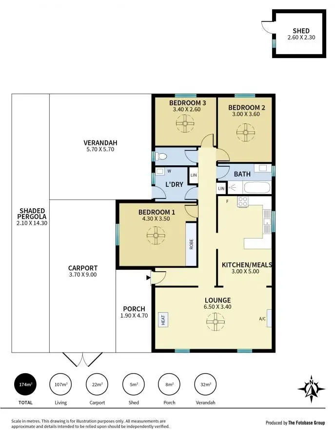 Floorplan of Homely house listing, 3 McCartney Street, Morphett Vale SA 5162