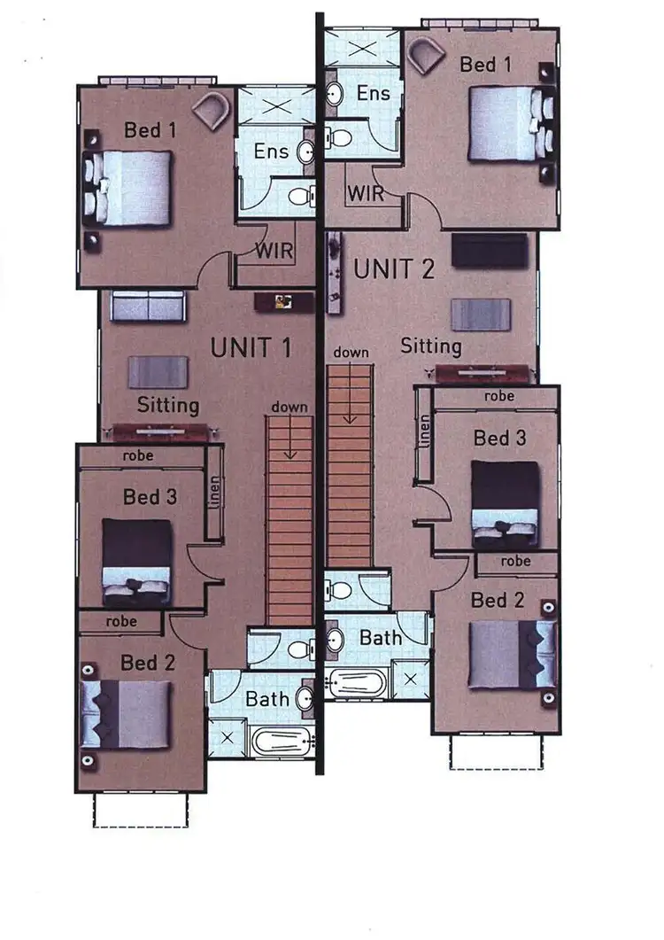 Floorplan of Homely townhouse listing, 17 Walker Avenue, Palm Beach QLD 4221