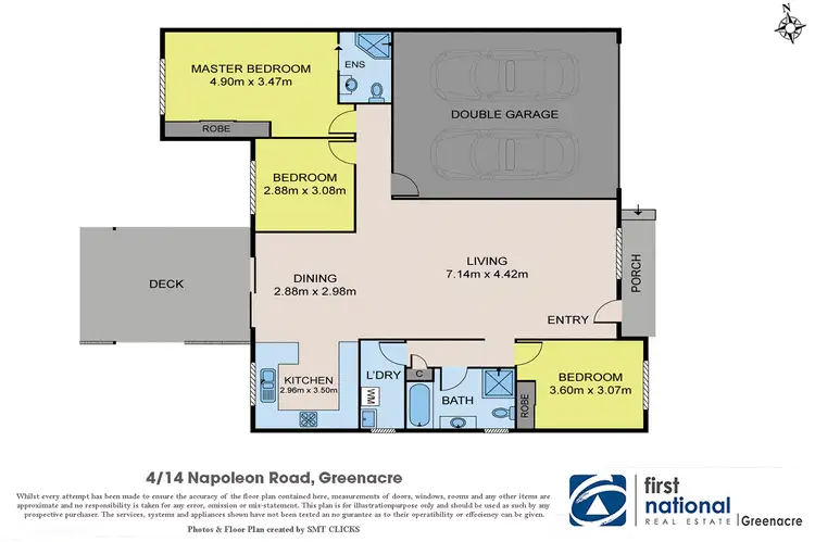 Floorplan of Homely villa listing, 4/14 Napoleon Road, Greenacre NSW 2190