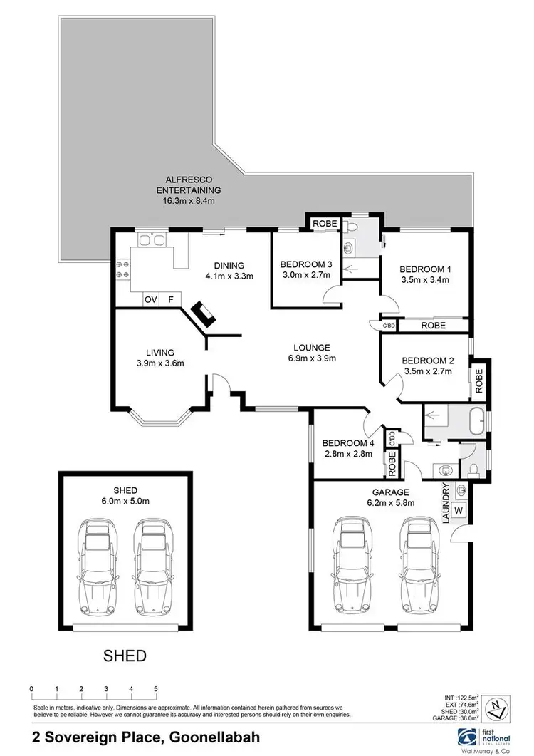 Floorplan of Homely house listing, 2 Sovereign Place, Goonellabah NSW 2480