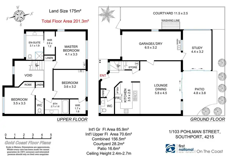 Floorplan of Homely townhouse listing, 1/103 Pohlman Street, Southport QLD 4215