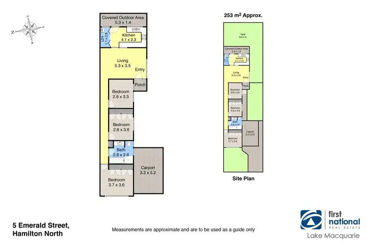 Floorplan of Homely house listing, 5 Emerald Street, Hamilton North NSW 2292