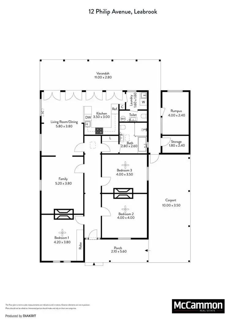 Floorplan of Homely house listing, 12 Philip Avenue, Leabrook SA 5068