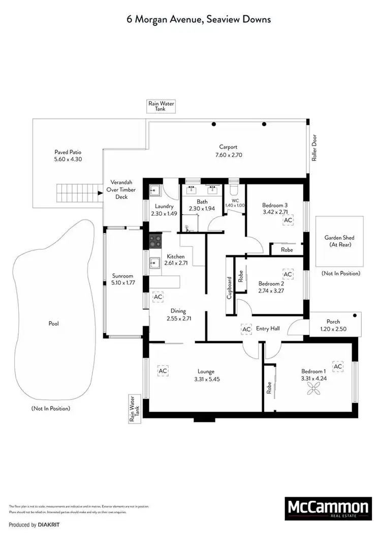 Floorplan of Homely house listing, 6 Morgan Avenue, Seaview Downs SA 5049