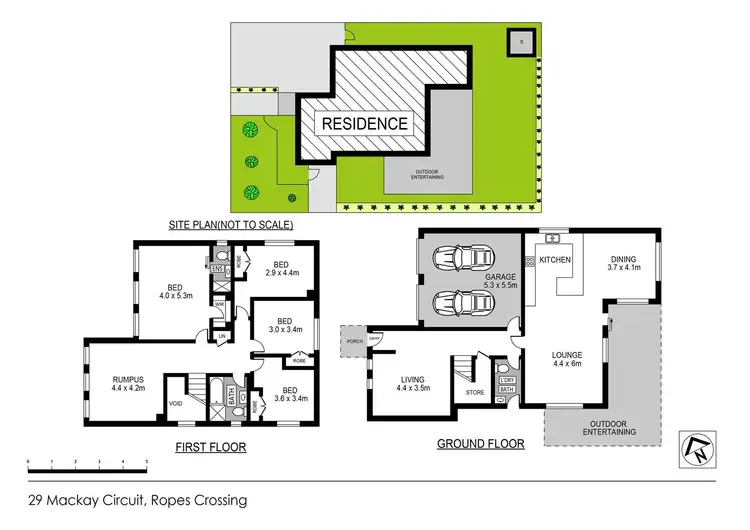 Floorplan of Homely house listing, 29 MacKay Circuit, Ropes Crossing NSW 2760