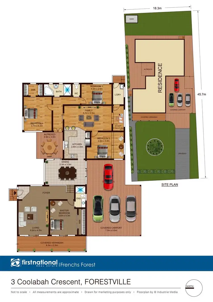 Floorplan of Homely house listing, 3 Coolabah Crescent, Forestville NSW 2087