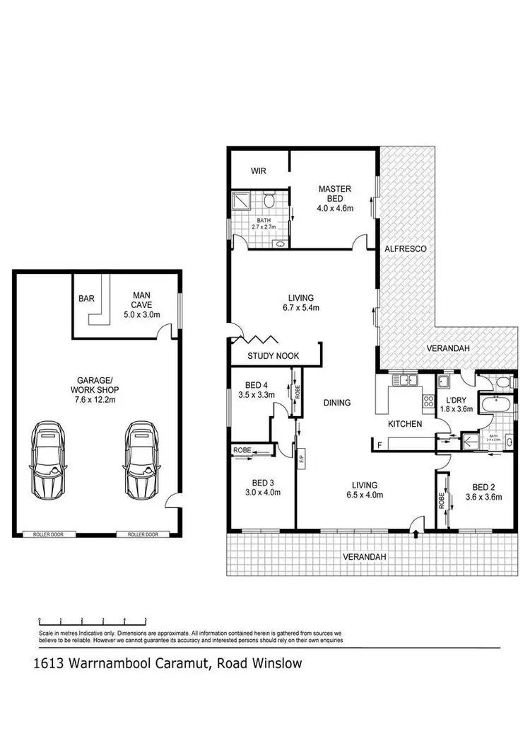 Floorplan of Homely house listing, 1613 Warrnambool-Caramut Road, Winslow VIC 3281
