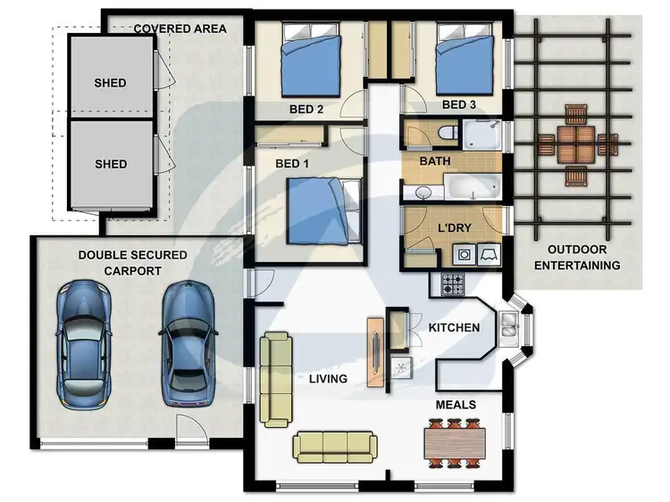 Floorplan of Homely house listing, 10 Kaiser Court, Waterford West QLD 4133