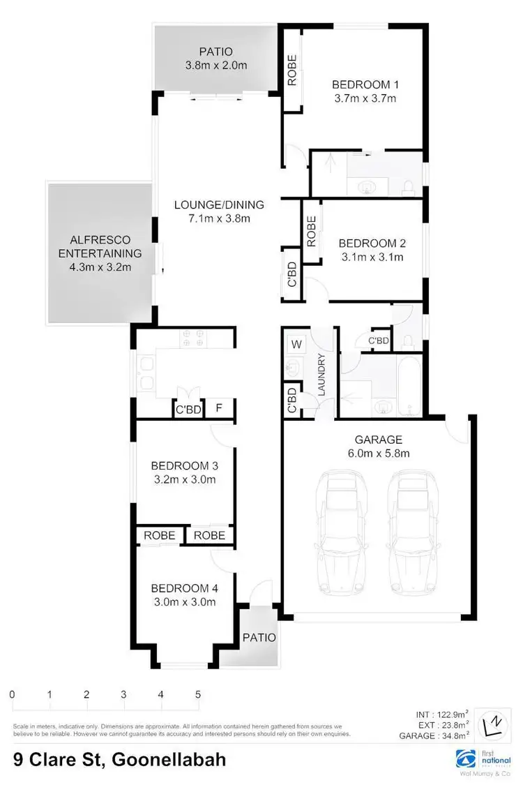 Floorplan of Homely house listing, 9 Clare Street, Goonellabah NSW 2480