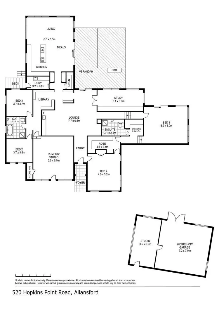 Floorplan of Homely house listing, 520 Hopkins Point Road, Warrnambool VIC 3280