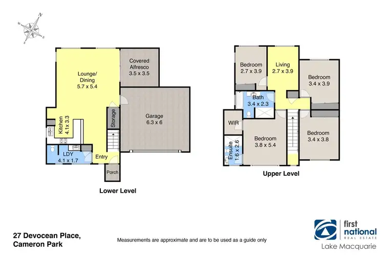 Floorplan of Homely house listing, 27 Devocean Place, Cameron Park NSW 2285