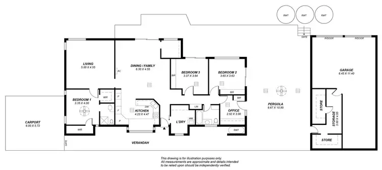 Floorplan of Homely house listing, 1 Rugby Street, Pasadena SA 5042