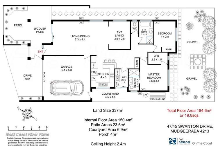 Floorplan of Homely house listing, 47/45 Swanton Drive, Mudgeeraba QLD 4213