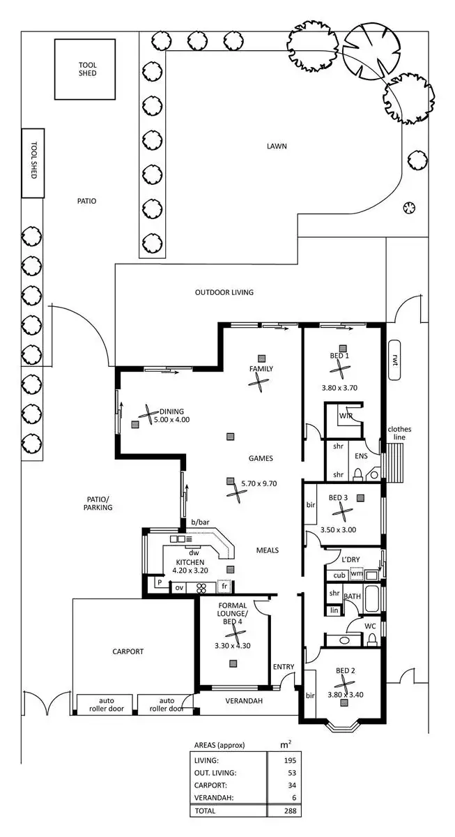 Floorplan of Homely house listing, 10 Blount Street, Blair Athol SA 5084