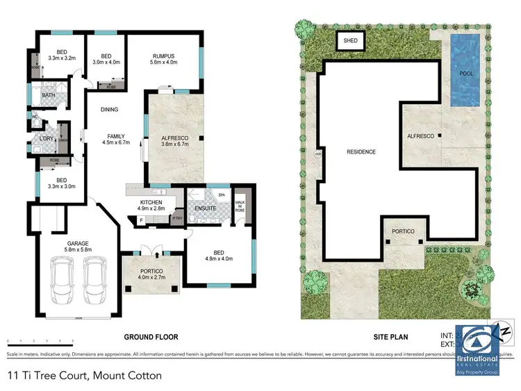 Floorplan of Homely house listing, 11 Ti Tree Court, Mount Cotton QLD 4165