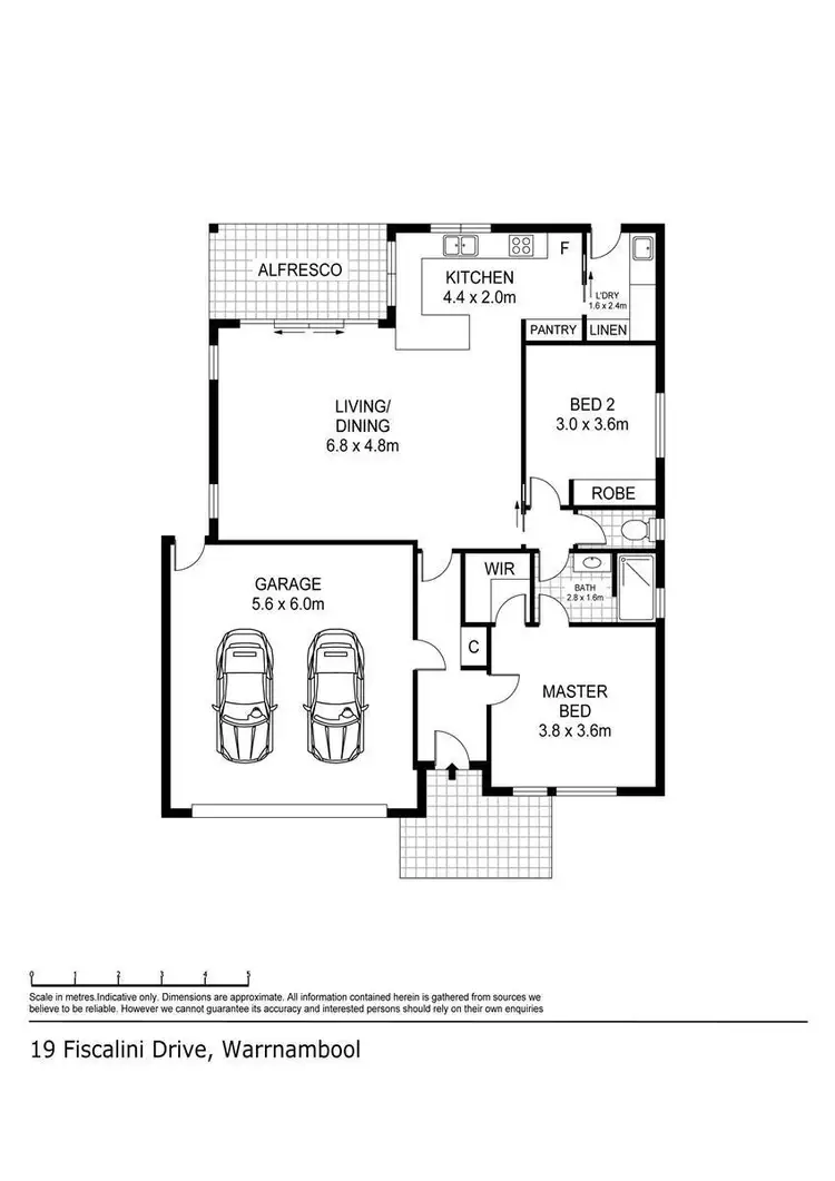 Floorplan of Homely house listing, 19 Fiscalini Drive, Warrnambool VIC 3280