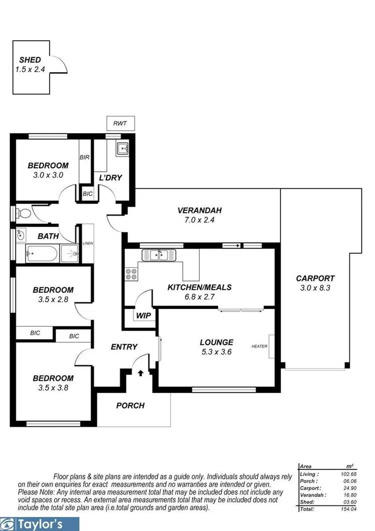 Floorplan of Homely house listing, 20 Pratt Avenue, Pooraka SA 5095