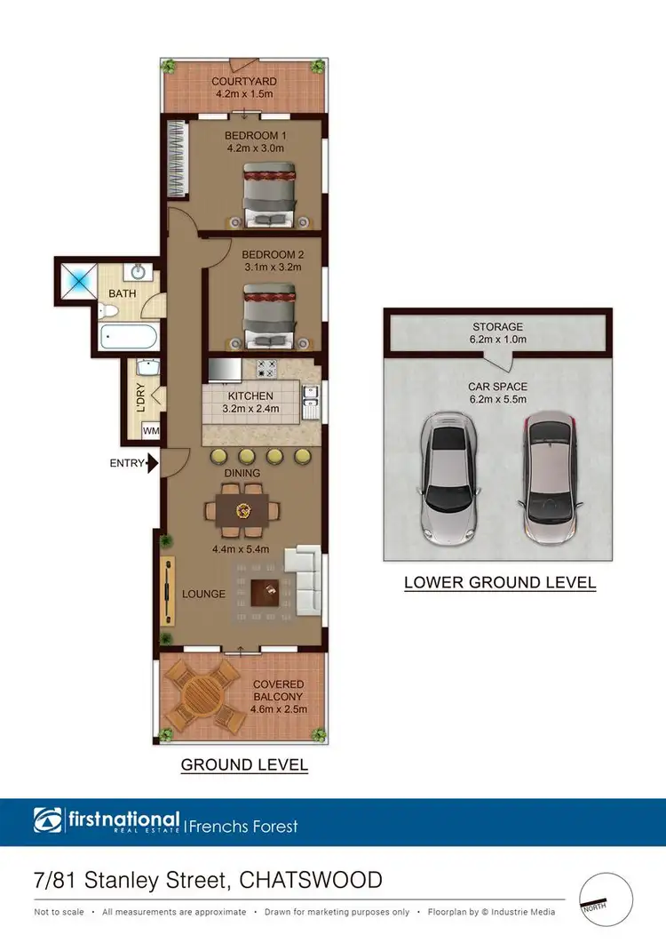 Floorplan of Homely unit listing, 7/81 Stanley Street, Chatswood NSW 2067