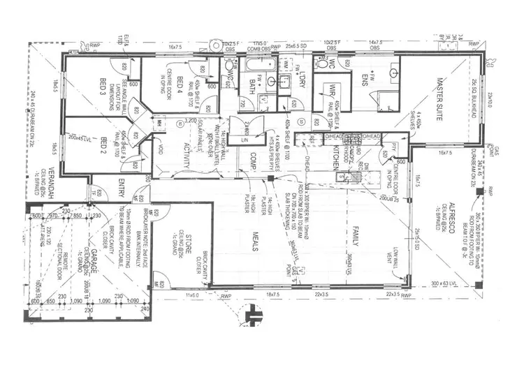 Floorplan of Homely house listing, 20 Rubida Rise, Roleystone WA 6111