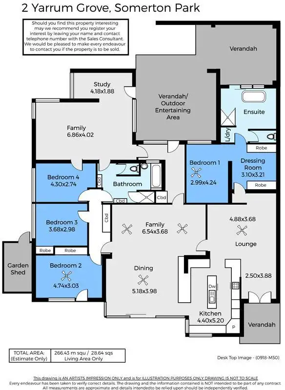 Floorplan of Homely house listing, 2 Yarrum Grove, Somerton Park SA 5044