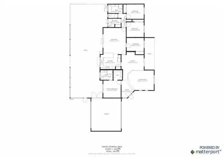 Floorplan of Homely house listing, 60 Ginquam Avenue, Nichols Point VIC 3501