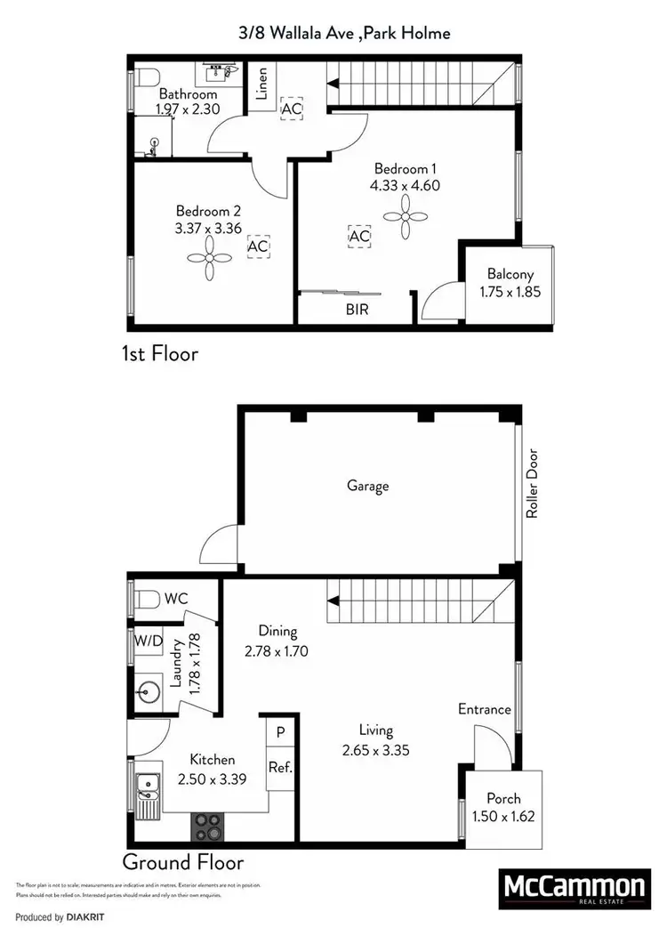 Floorplan of Homely unit listing, 3/8 Wallala Avenue, Park Holme SA 5043