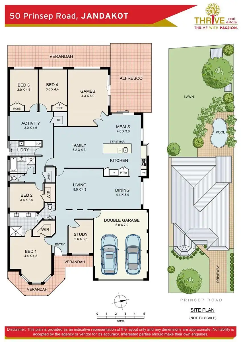 Floorplan of Homely house listing, 50 Prinsep Road, Jandakot WA 6164