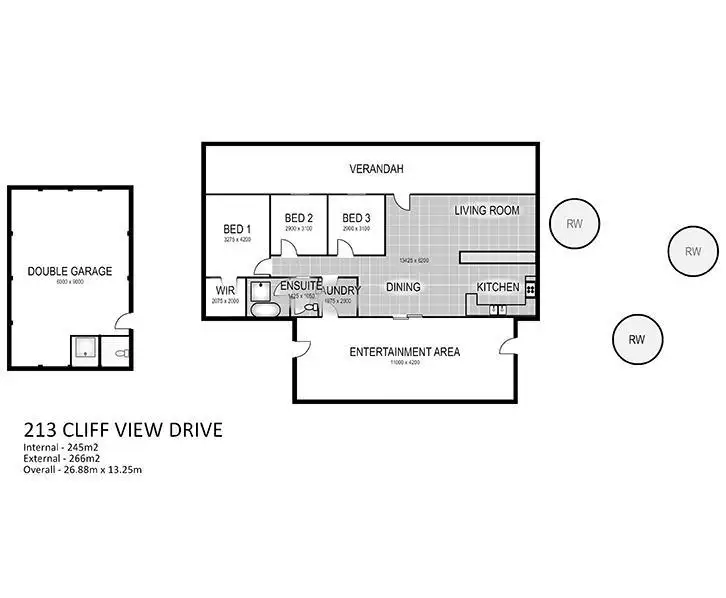 Floorplan of Homely house listing, 213 Cliff View Drive, Walker Flat SA 5238