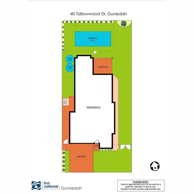 Floorplan of Homely house listing, 40 Tallowwood Drive, Gunnedah NSW 2380