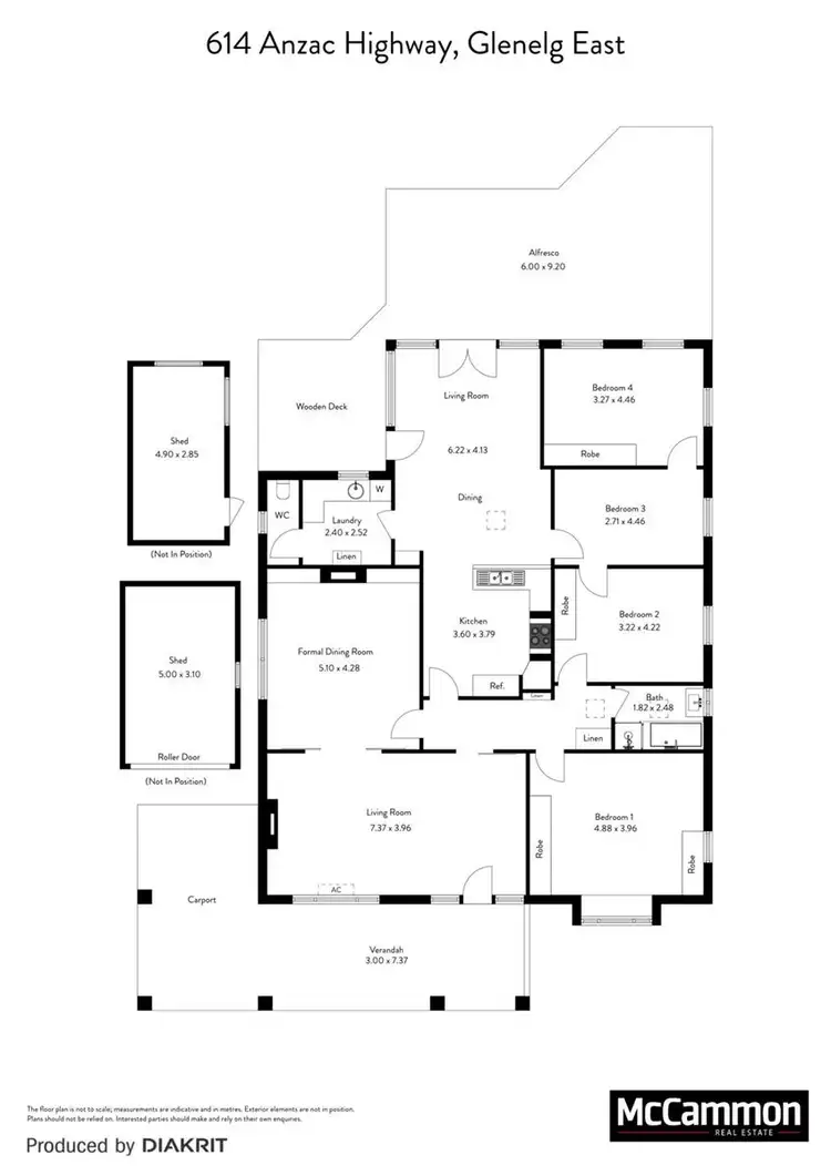 Floorplan of Homely house listing, 614 Anzac Highway, Glenelg East SA 5045