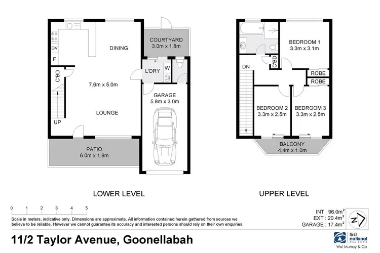 Floorplan of Homely unit listing, 11/2 Taylor Avenue, Goonellabah NSW 2480