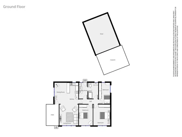 Floorplan of Homely house listing, 9 Macaulay Grove, Myrtleford VIC 3737