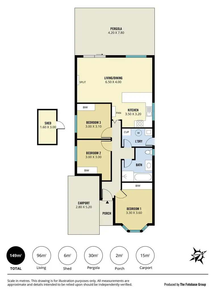 Floorplan of Homely house listing, 61 Muscatel Circuit, Old Reynella SA 5161