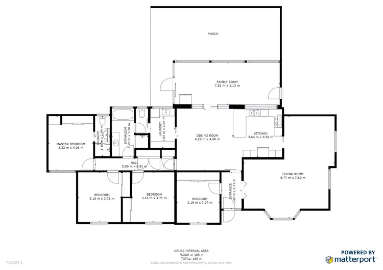 Floorplan of Homely house listing, 1 Willandra Court, Mildura VIC 3500