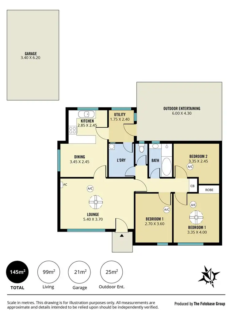 Floorplan of Homely house listing, 72 Elizabeth Road, Christie Downs SA 5164