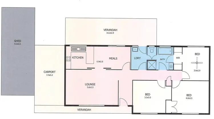 Floorplan of Homely house listing, 22 Stonyfell Drive, Murray Bridge SA 5253