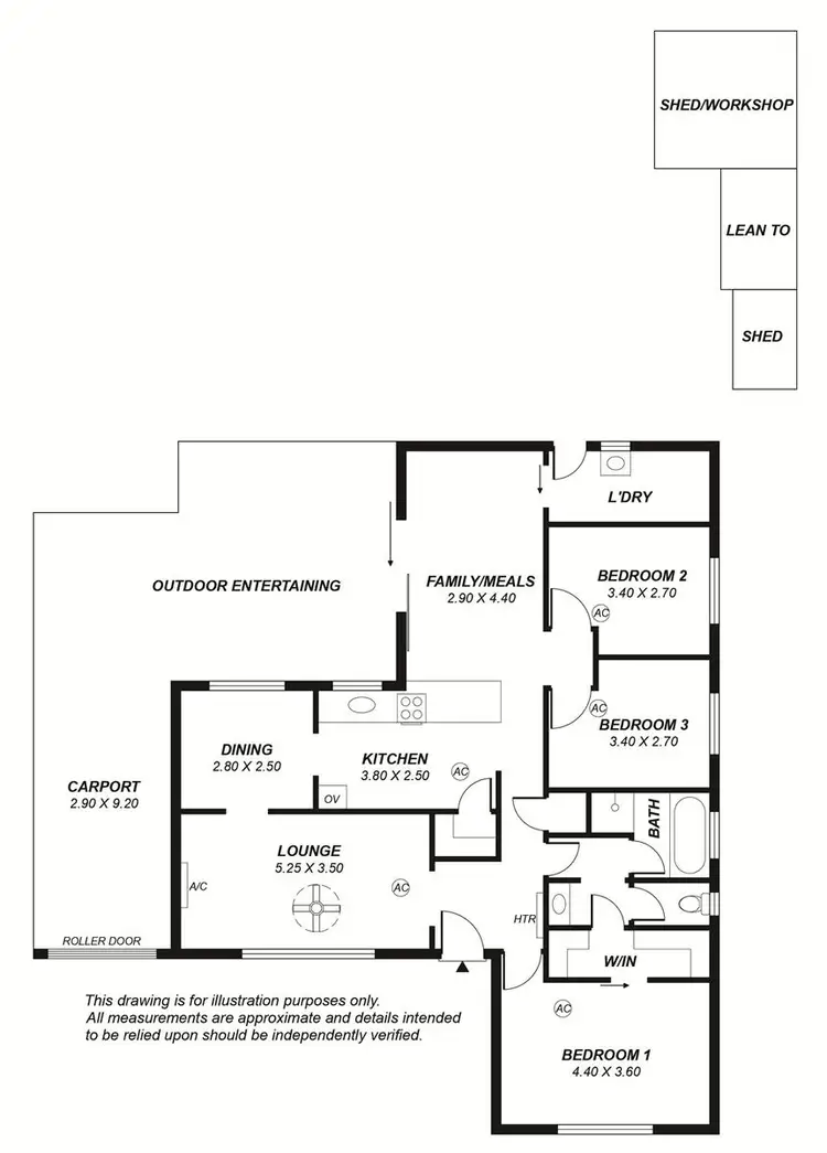 Floorplan of Homely house listing, 50 Gordon Street, Aldinga Beach SA 5173