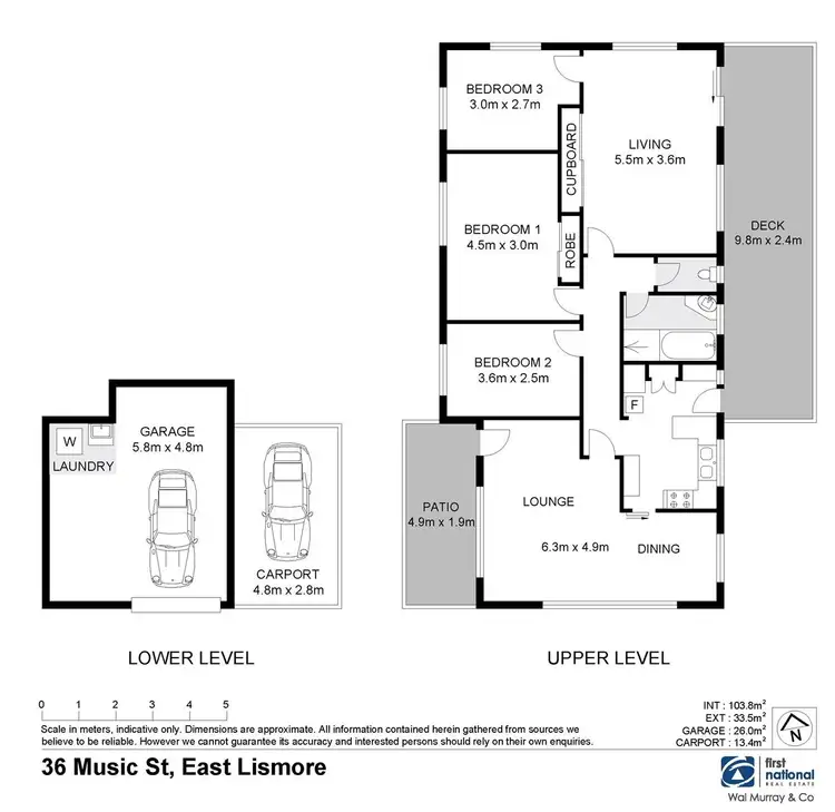 Floorplan of Homely house listing, 36 Music Street, East Lismore NSW 2480