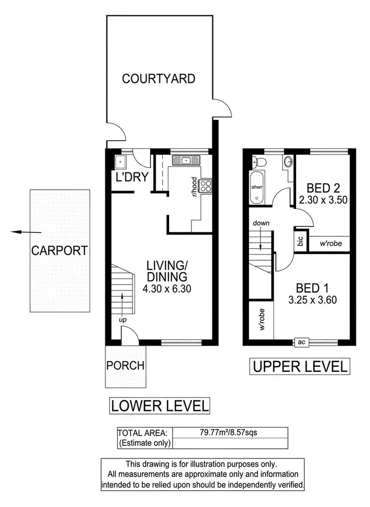 Floorplan of Homely unit listing, 13/44 Glynburn Road, Hectorville SA 5073