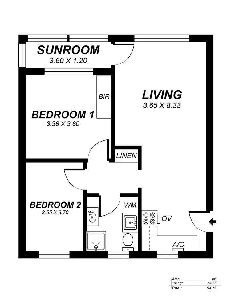Floorplan of Homely house listing, 8/22 North  Esplanade, Glenelg North SA 5045