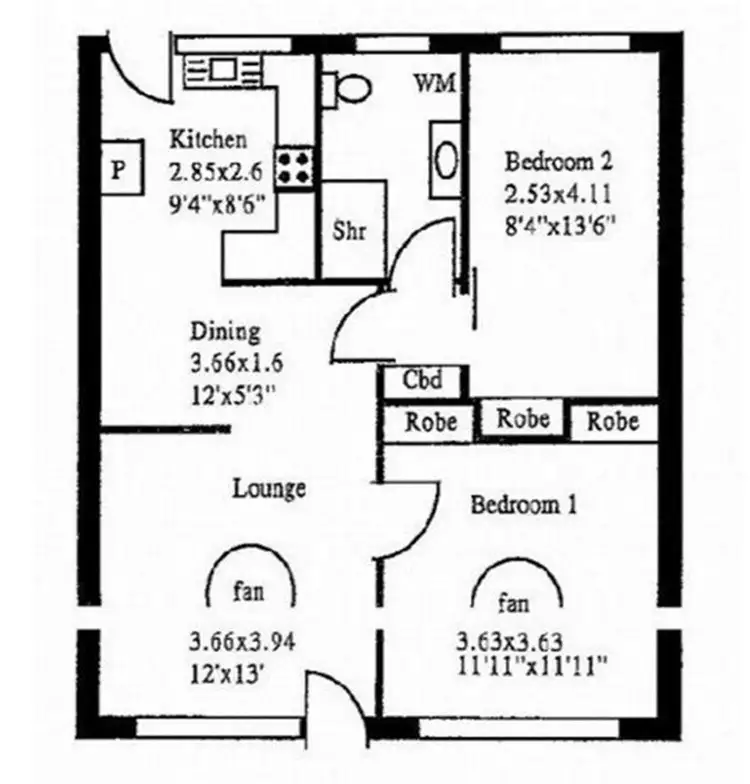 Floorplan of Homely unit listing, 4/24 Torrens Street, Mitcham SA 5062