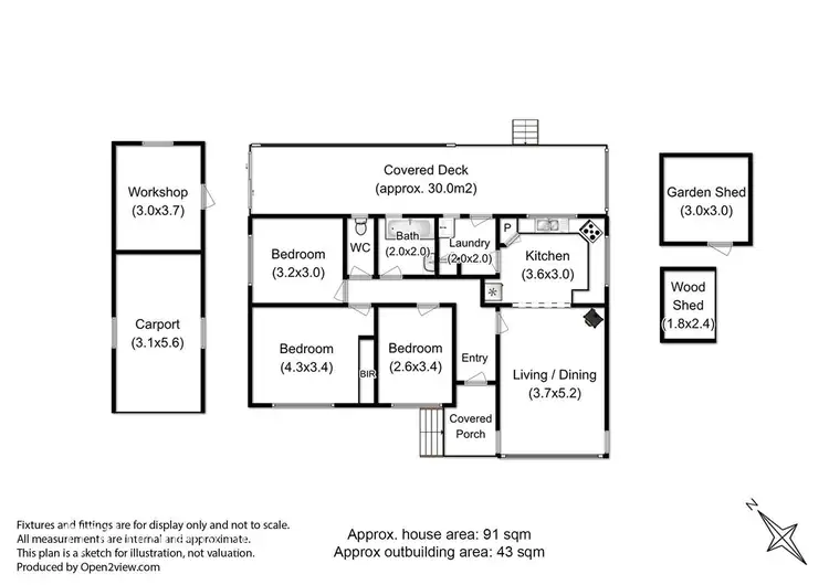 Floorplan of Homely house listing, 12 Hyndes Road, Port Huon TAS 7116