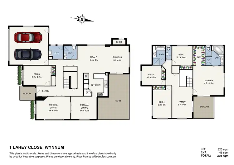 Floorplan of Homely house listing, 1 Lahey Close, Wynnum QLD 4178