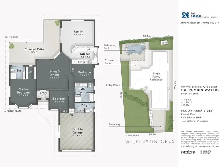 Floorplan of Homely house listing, 80 Wilkinson Crescent, Currumbin Waters QLD 4223